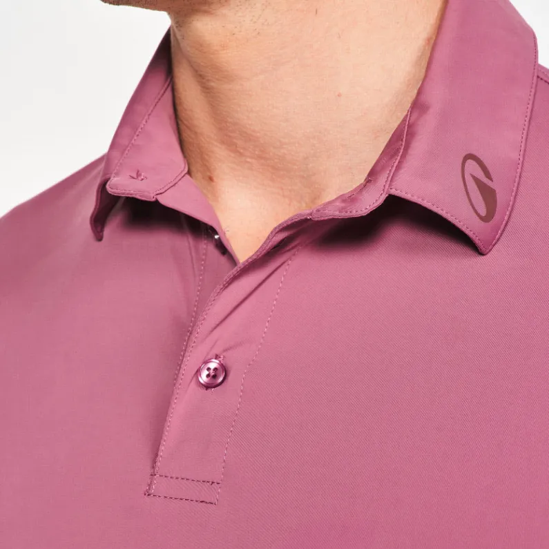 DECATHLON Polo Shirt Men's Dark Pink-3