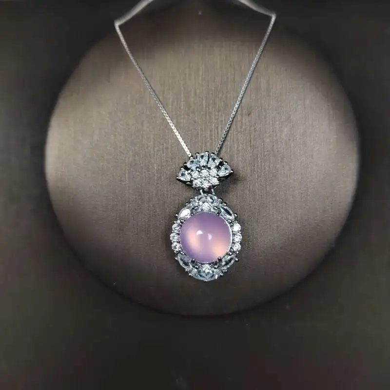 Grace Chalcedony Necklaces Women's-4