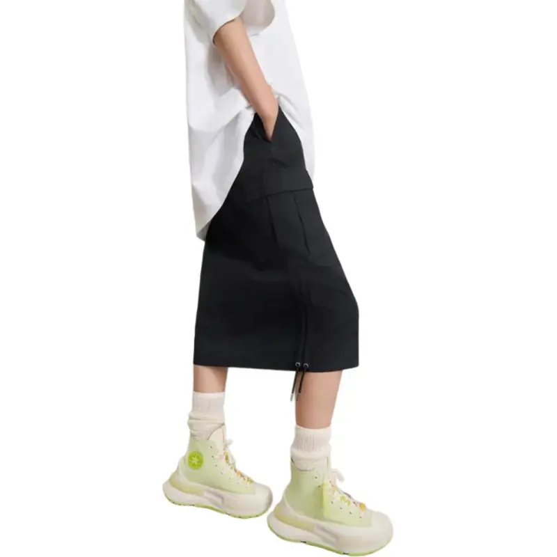 Converse Long Woven Cargo Skirt-2