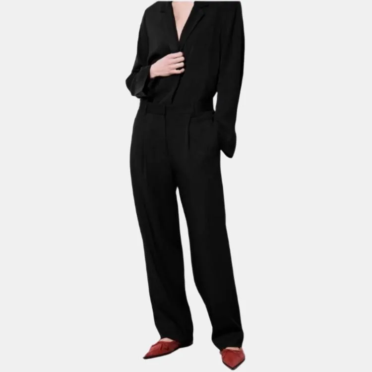 COS ATELIER Limited Series Casual Pants Women's Black-4