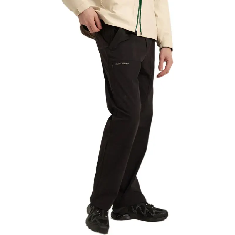 SALOMON Casual Pants Unisex Black-4