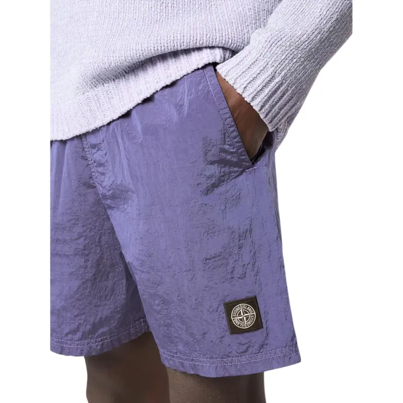 STONE ISLAND Compass motif Swim Shorts-3