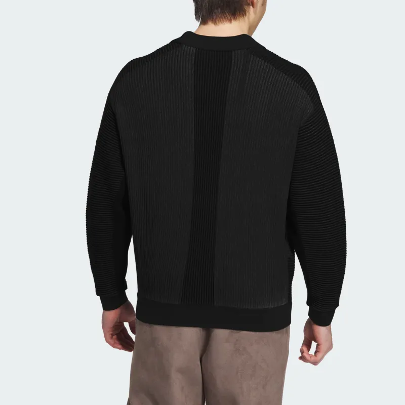 Adidas Wuji Series FW24 SWEATSHIRT Polo Shirt Men's Black-3