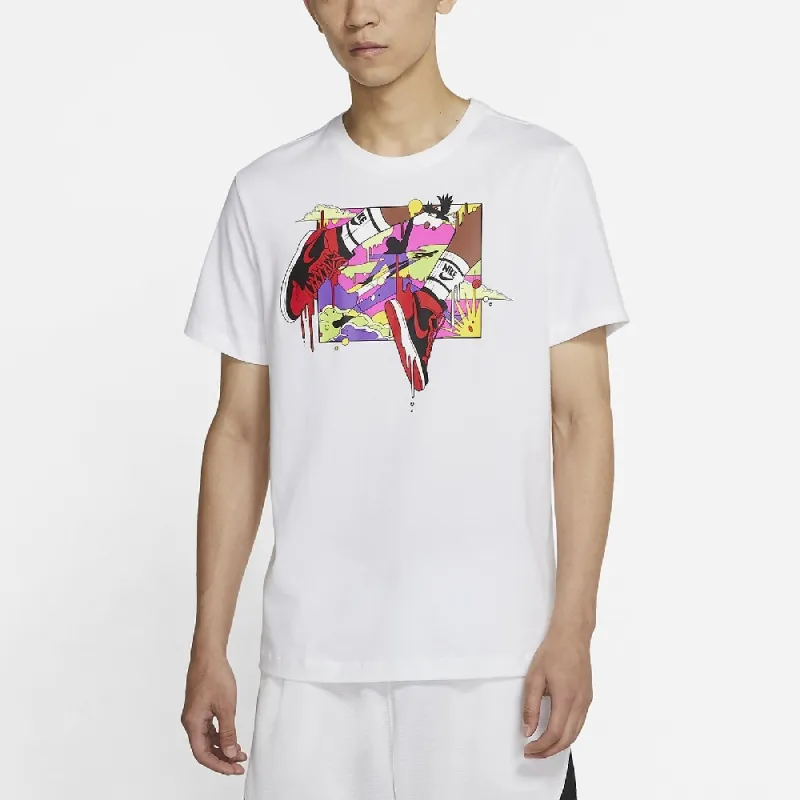 Jordan T Shirts Men White-5