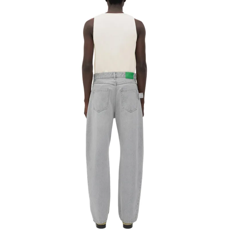 Bottega Veneta Washed Wide Leg Jeans-3