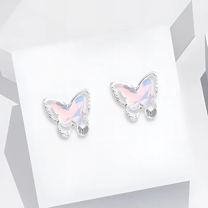 High Quality Alloy Fashion Stud Earrings Women's-4
