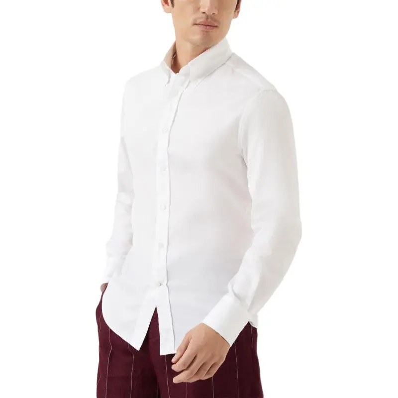 Brunello Cucinelli Button Up Long Sleeved Shirt-2