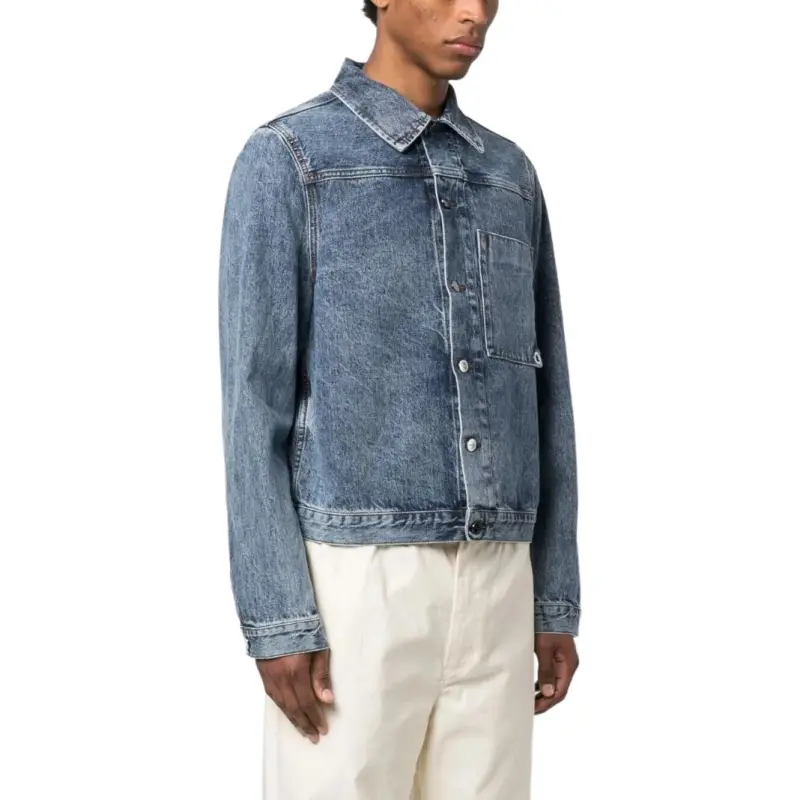 Jacquemus Logo Patch Denim Jacket-3