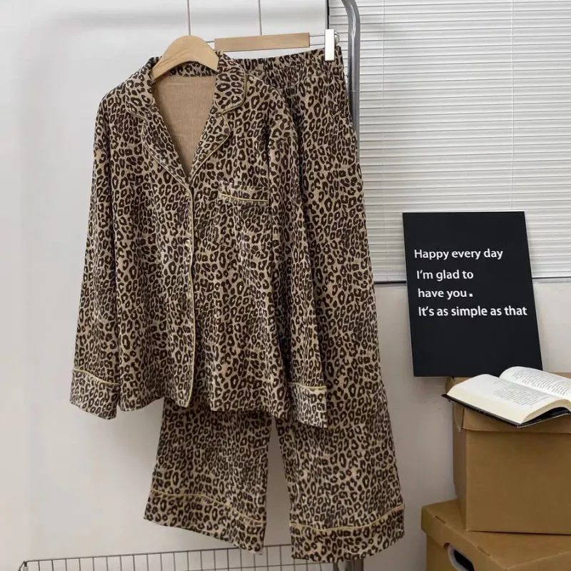 WANANNI Pajama Set Women's Brown-3