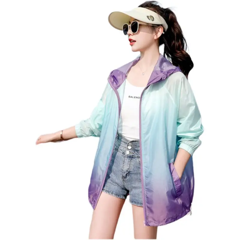Flowers In Water Cropped Coat Women's-5
