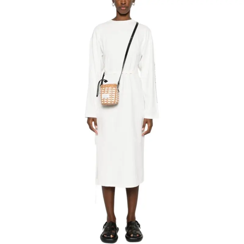 MM6 Maison Margiela Drop Shoulder Long T Shirt-2