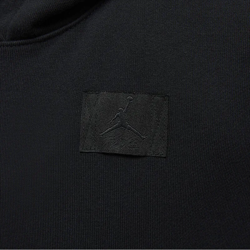 Jordan Flight Fleece Sweatshirt Women's Black/Dark Charcoal Gray-4