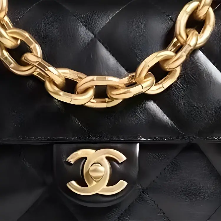 CHANEL Lambskin Messenger Bag, Coin Purse, Shoulder Bag, Crossbody Bag Mini Women's Black-2