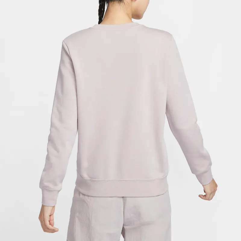 Nike Sportswear Club Fleece Women's Crew Neck Sweatshirt Sweatshirt Women's Platinum Purple/White-2