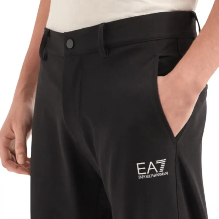 EMPORIO ARMANI Stretch-fit Straight-leg Trousers-4