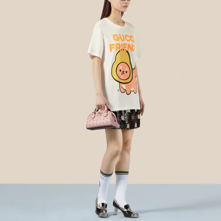 GUCCI SS23 Regular T Shirt Women's White-3