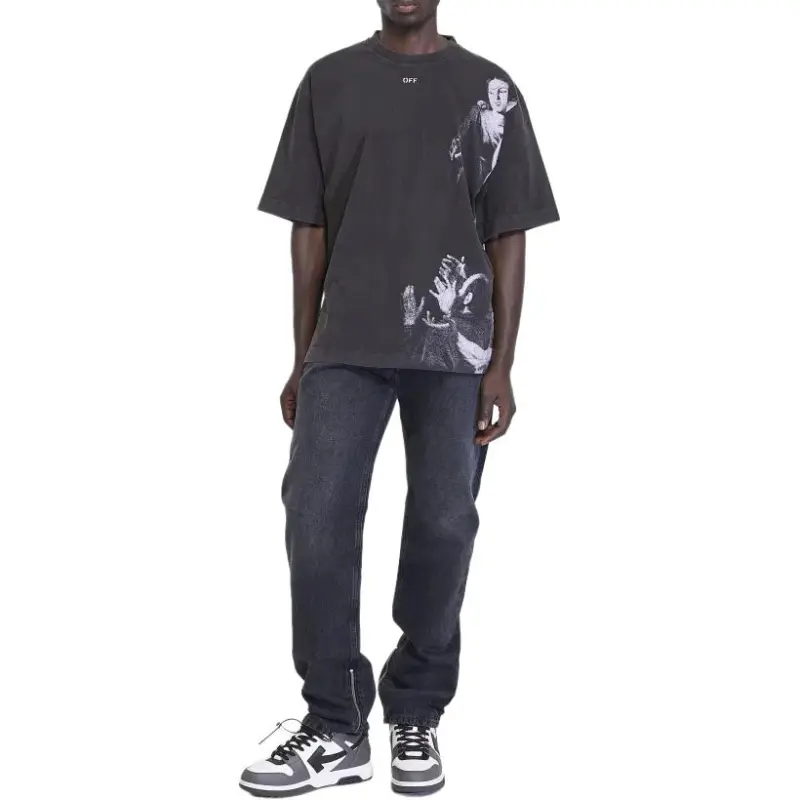 OFF WHITE Blurred Mary Skate Short Sleeve Tee-3