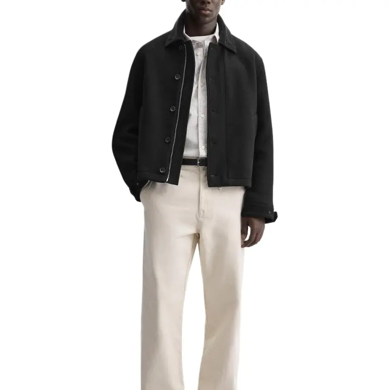 ZARA Jackets Men Black-2
