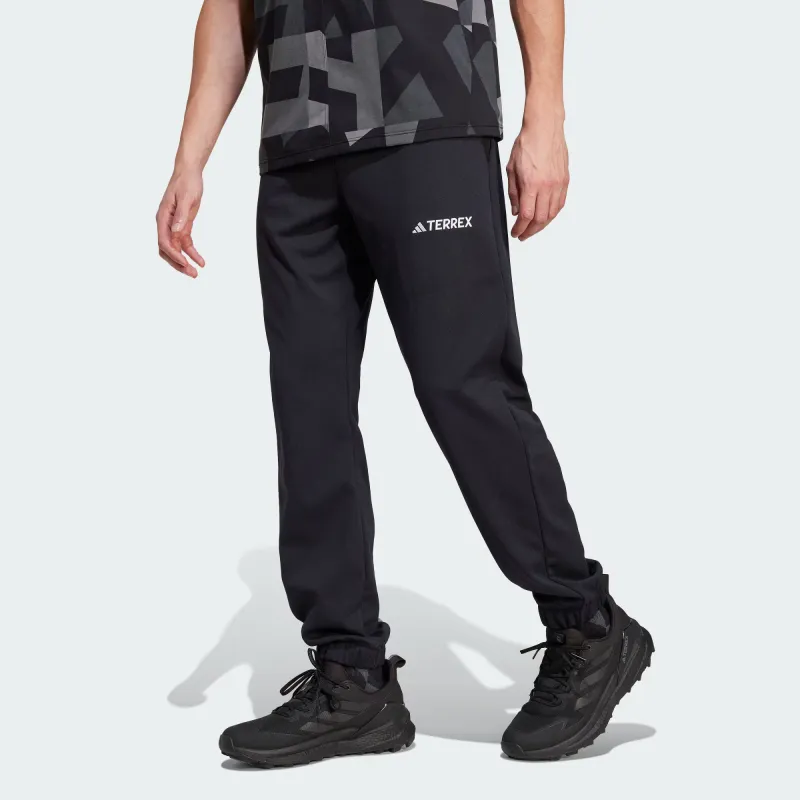 Adidas Terre MULTI KNIT JOGGERS Knitted Sports Pants Men's Black-4