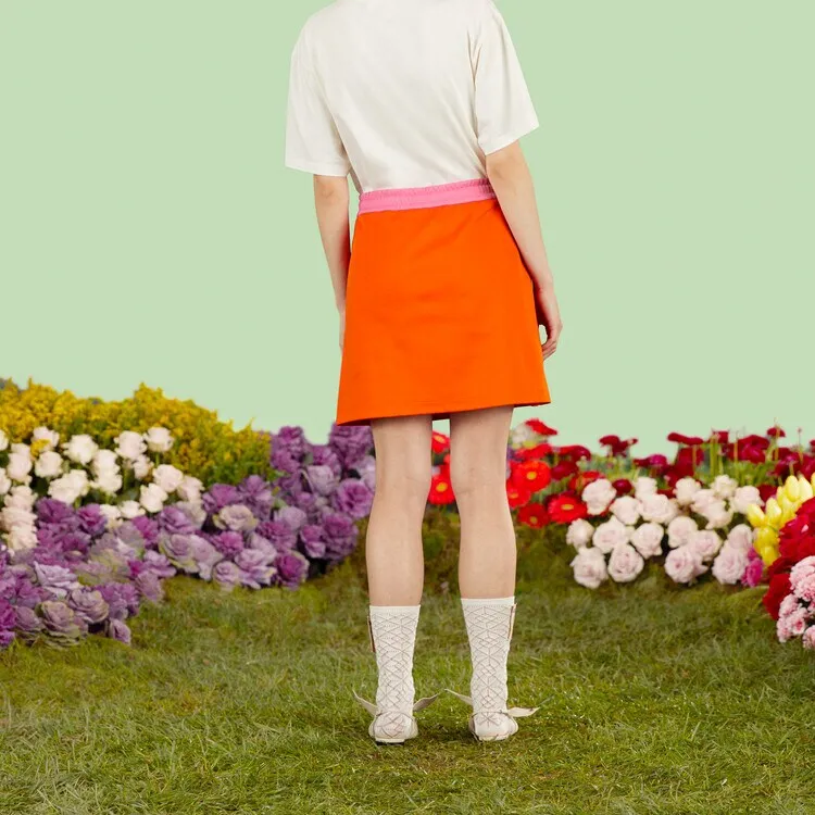 GUCCI Chinese New Year Drawstring Mini Skirt-2