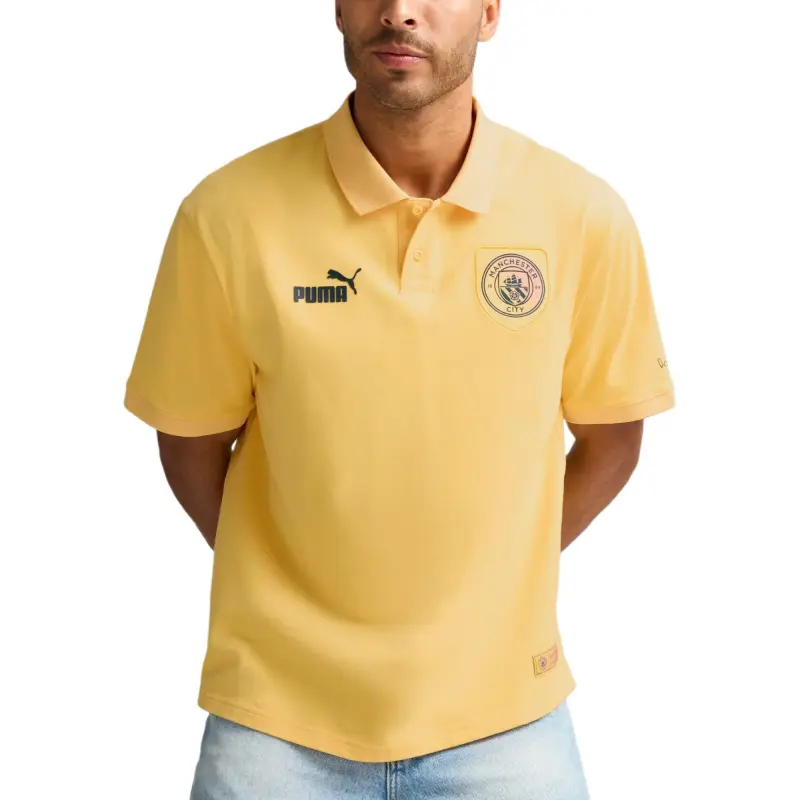PUMA Manchester City FC NG Polo Shirt Men's Linen-2
