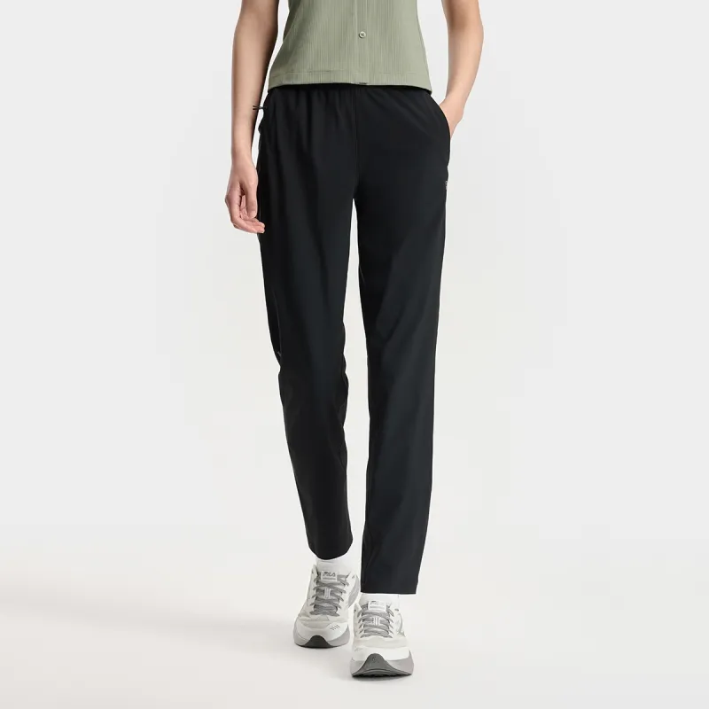 FILA Fitness SS25 Knitted Sweatpants Women's Pitch Black-2