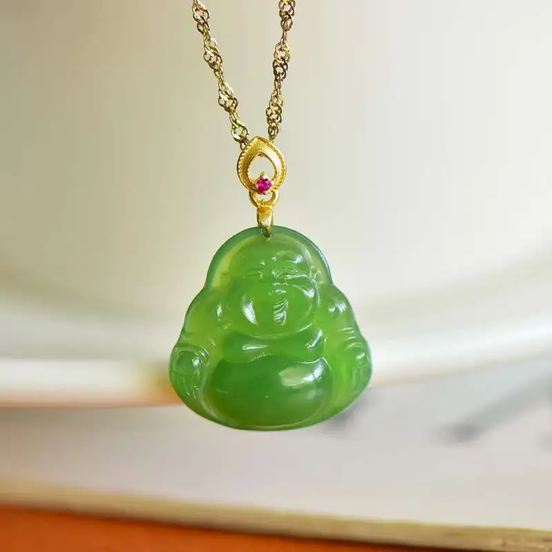 Gifts Hetian Jade Necklaces Jasper Unisex-3