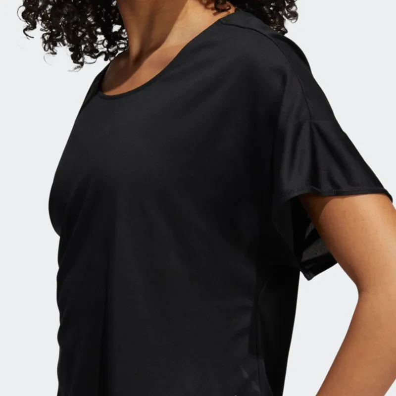 Adidas Crop Tops Women's Black-4