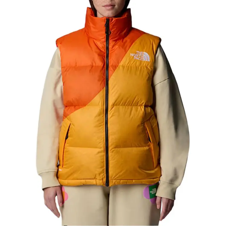 THE NORTH FACE Logo Embroidered Zipped Padded Gilet-1