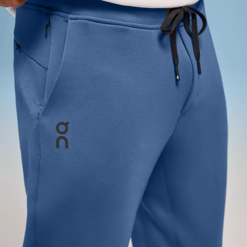 On Sweat Pants Knitted Sports Pants Men's Blue-1