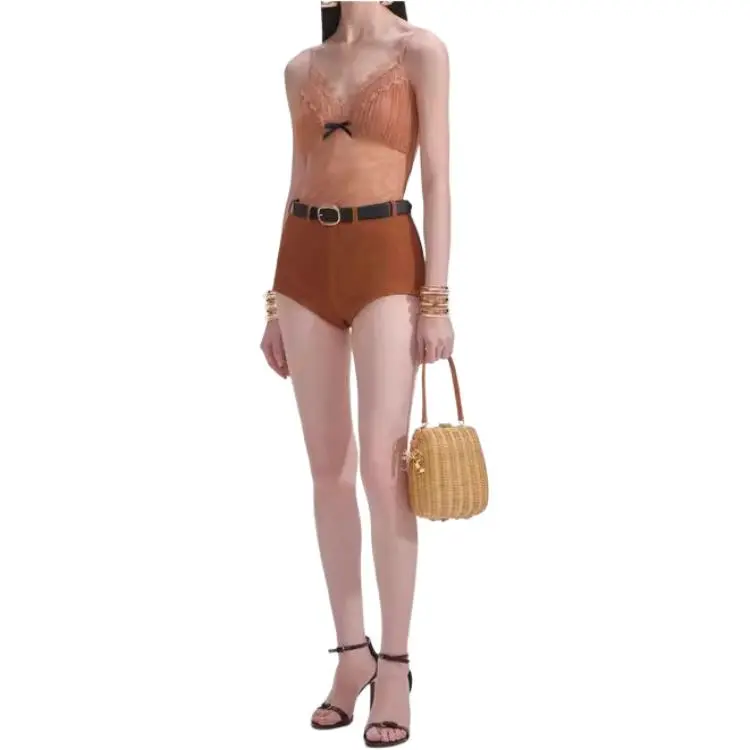 Self portrait Dot pattern Mesh Bodysuit-2