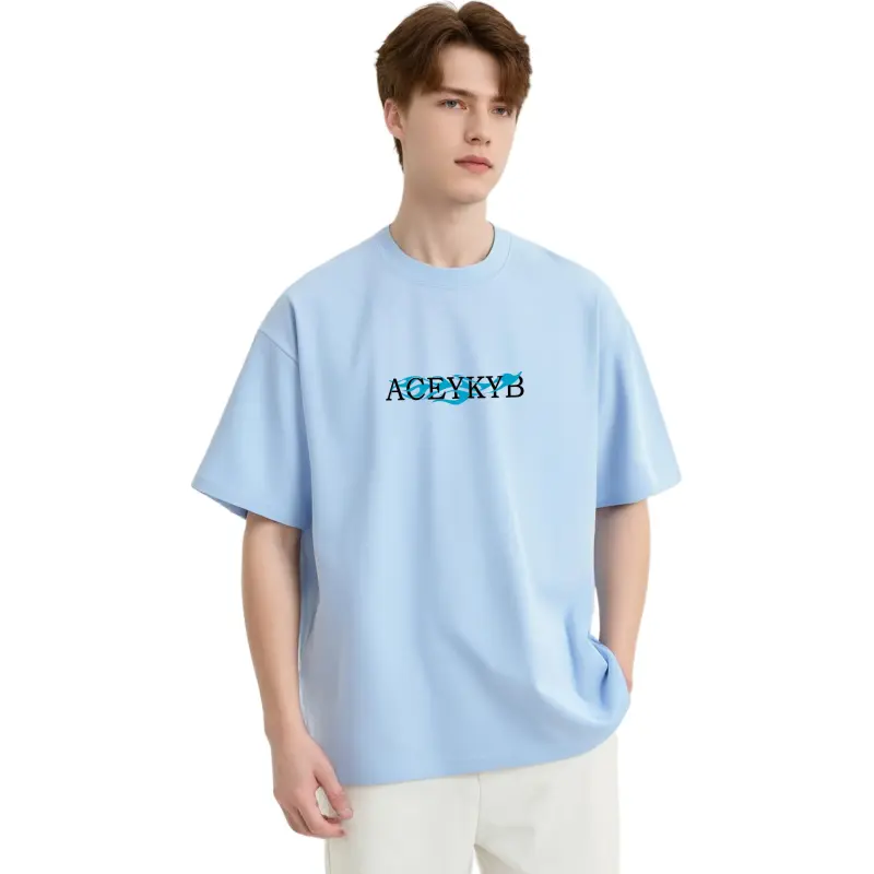 YK&YB T Shirts Unisex Sky Blue-2