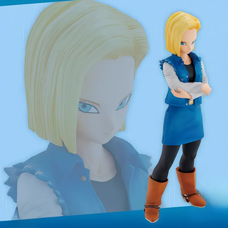 BANPRESTO Android 18 Glasses Factory Dragon Ball The Horror Of Artificial Humans Scale Figures-2