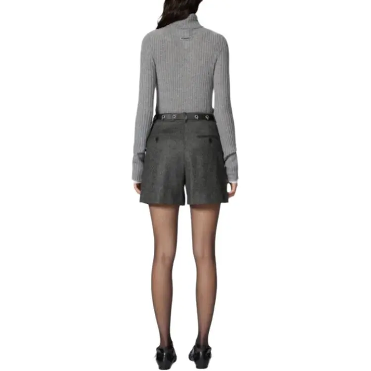 PINKO Kanaani Roll Neck Ribbed Jumper-3