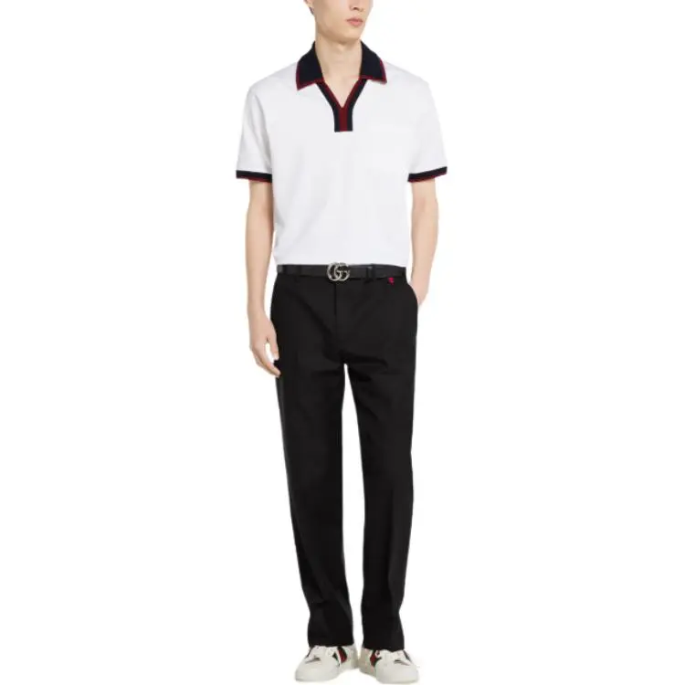 GUCCI Lido FW25 Polo Shirt Men's White-1