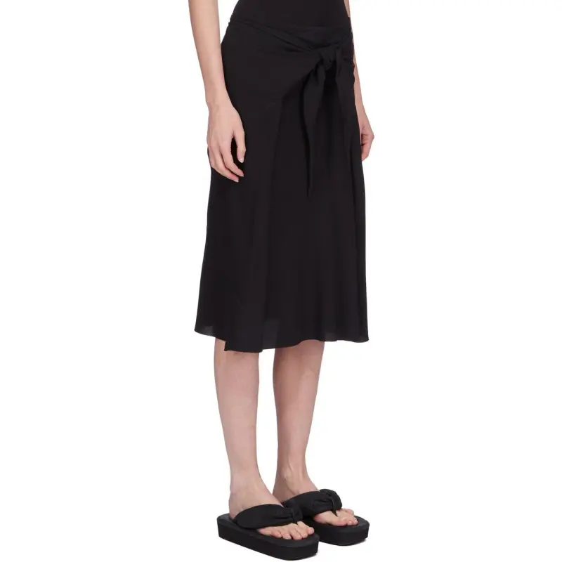 RICK OWENS/RO Casual Long Skirt Women's Black-2