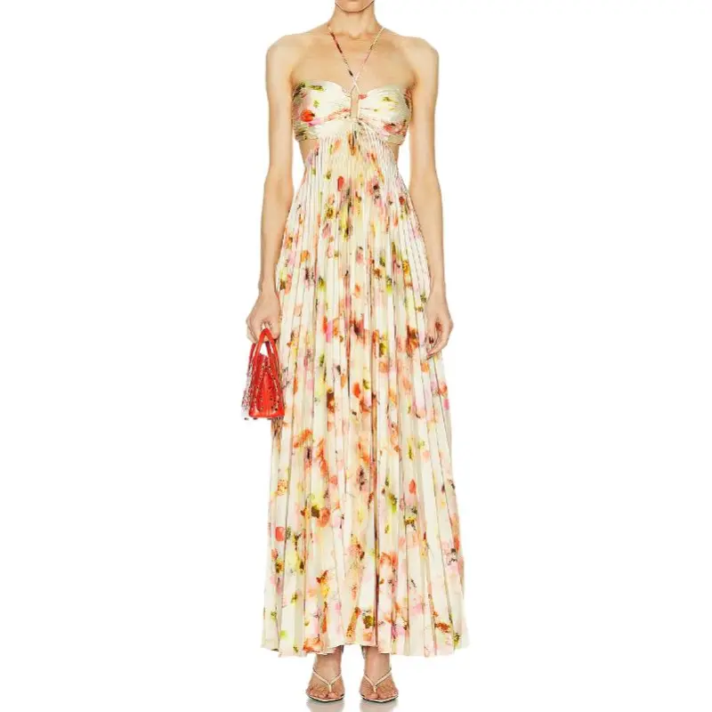 A.L.C. Sleeveless Dress Women's Yellow-2