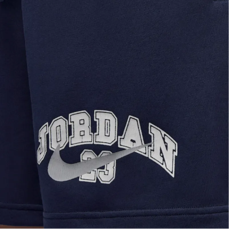 Jordan MVP Casual Shorts Men's Deep Navy Blue/Light Smoke Gray-3