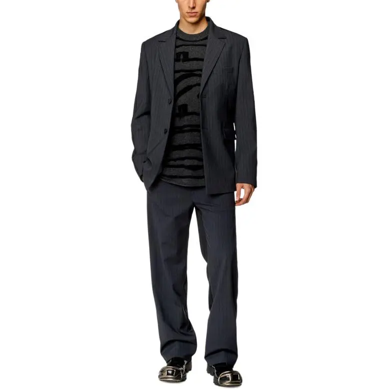DIESEL P-Wire Pinstriped Tailored Trousers-3