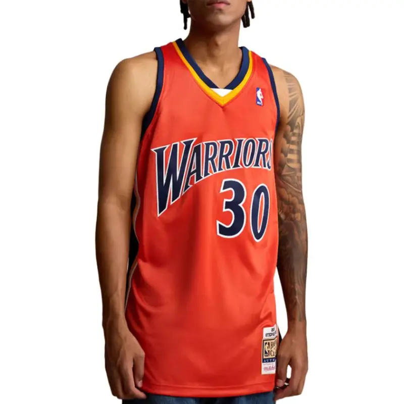 Mitchell & Ness Basketball Jersey Unisex Orange-2