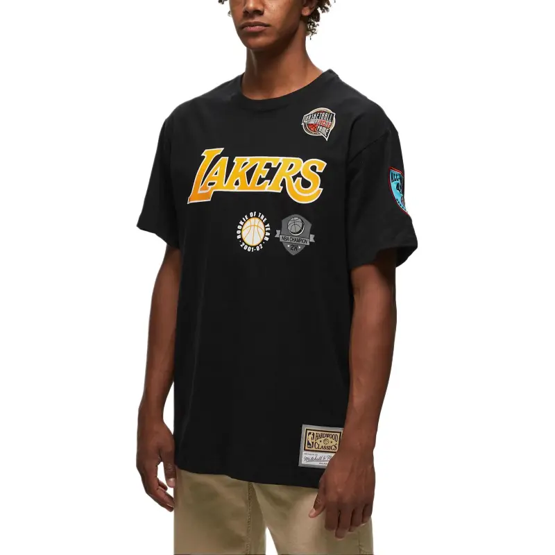 Mitchell & Ness x NBA T Shirt Unisex Black-1