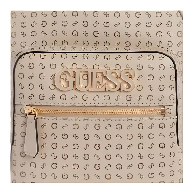 GUESS Artificial Leather Backpack Women's Beige-3