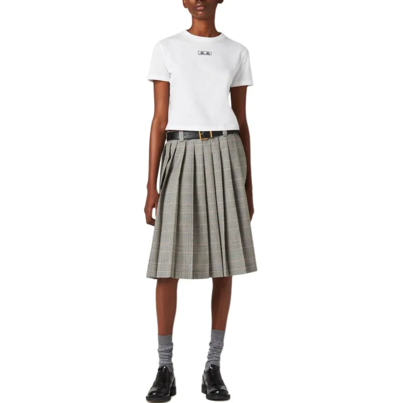MIU MIU T Shirts Women's White-3
