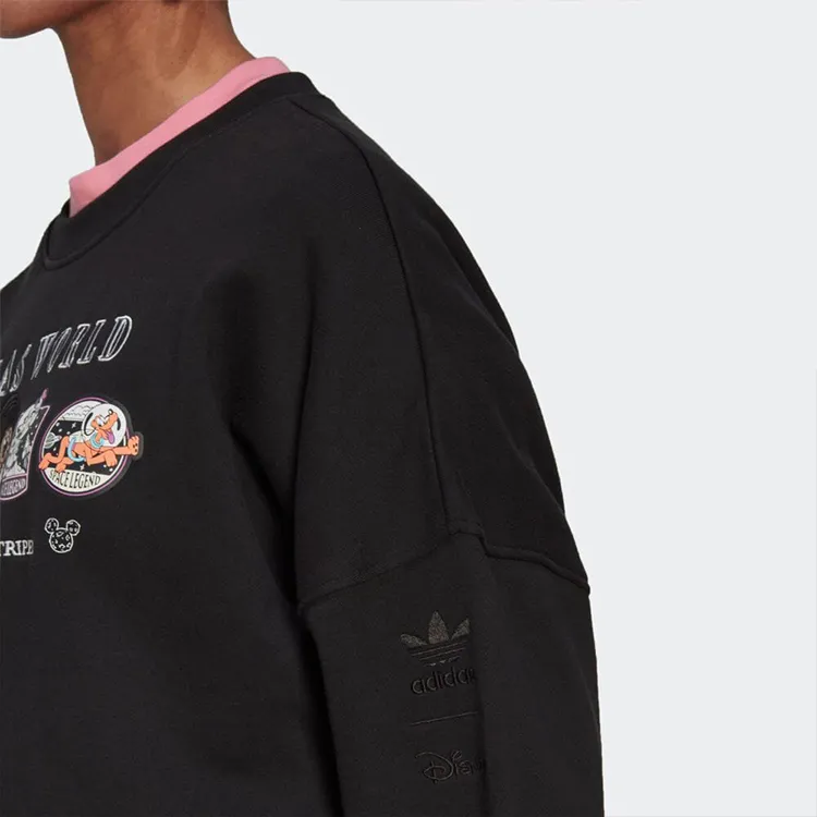 Adidas Sweatshirt Women's Black-4