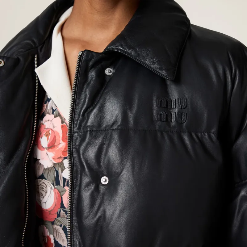 MIU MIU Puffer Jacket Women's Black-4