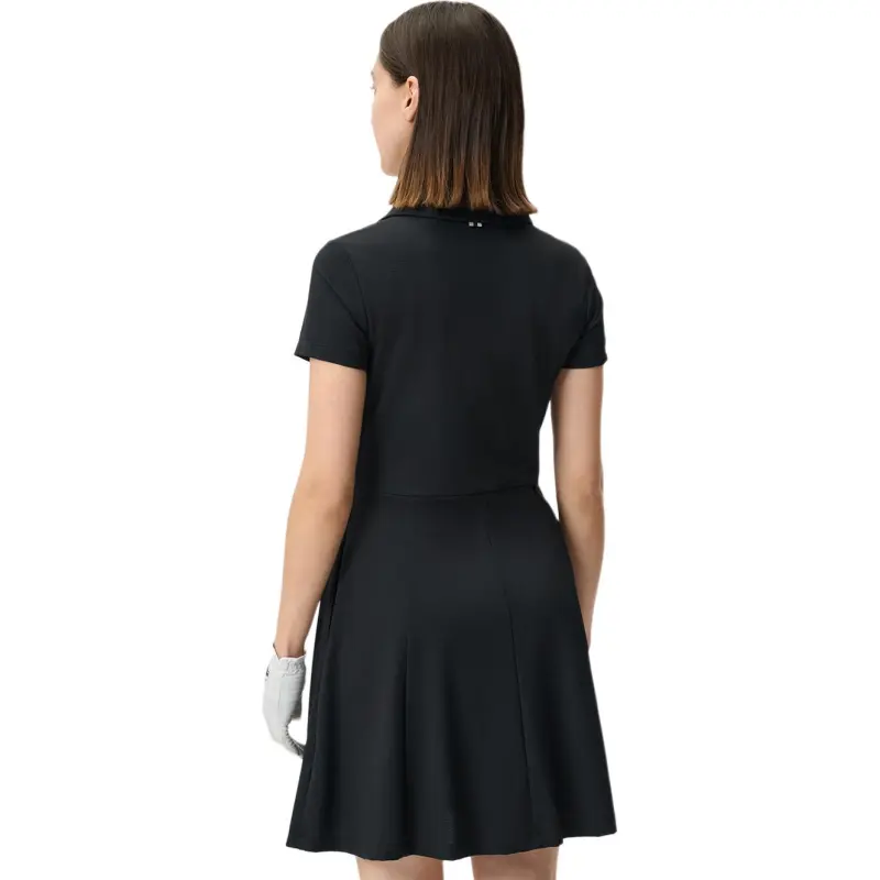 FILA Golf Series Short Sleeved Dress Women's Pitch Black BK-1