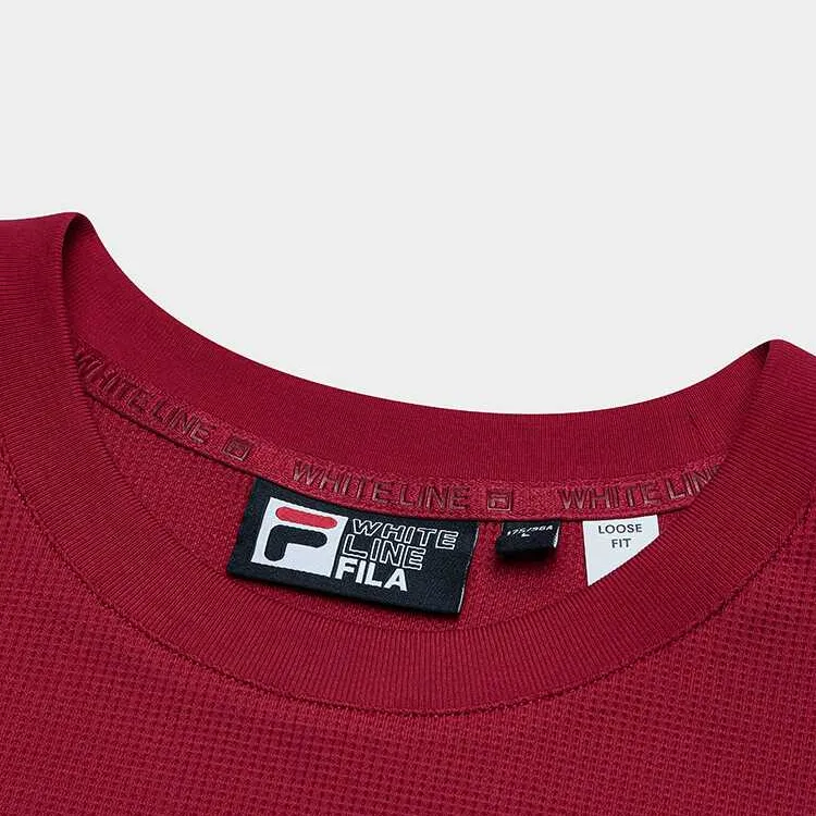 FILA Casual Sportswear Men Mist Red+Secret Mirror Blue-3