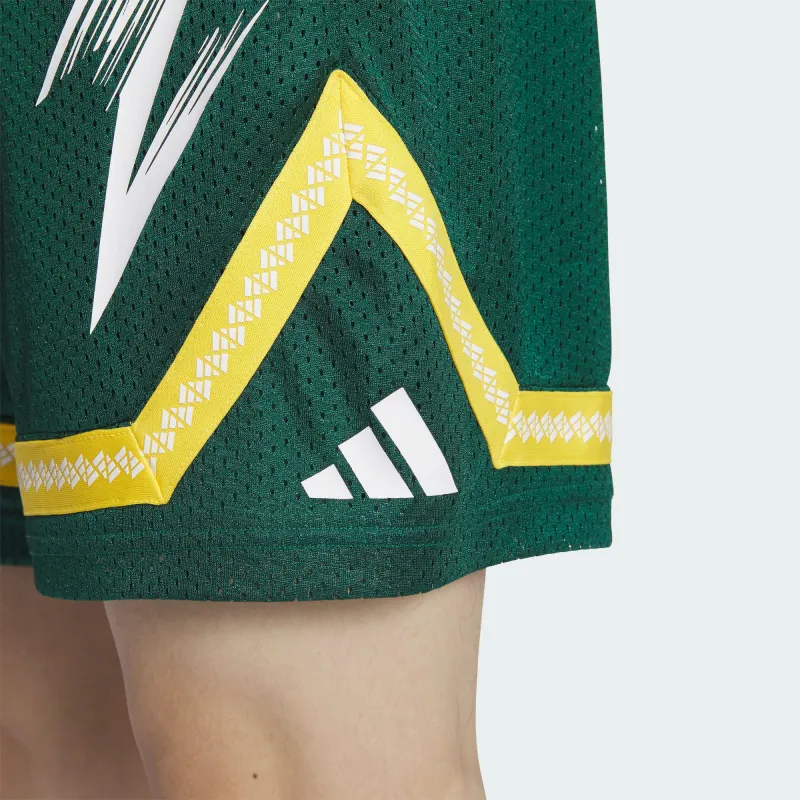 Adidas BASKETBALL SHORTS Basketball Shorts Men's Forest Green-3