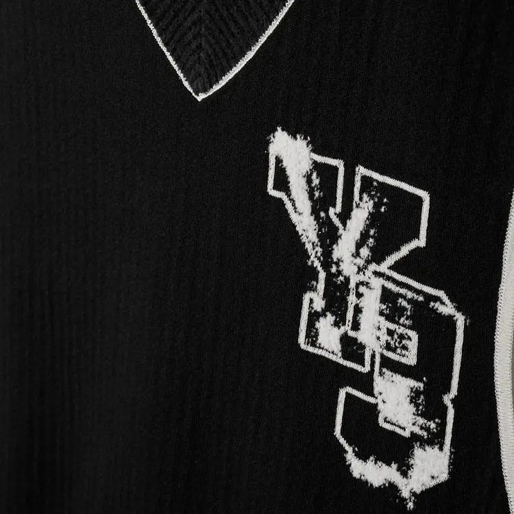 Y 3 Tank Tops Unisex Black-3