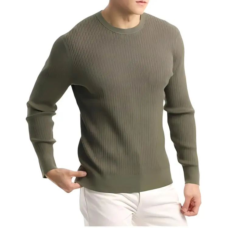 THEORY Sweaters Men Khaki-3